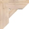 Ekena Millwork Traditional Slat Smooth Bracket w/ Offset Brace, Douglas Fir, 7 1/2"W x 18"D x 18"H BKT0806X18X18TRA06SDF - alternate 2
